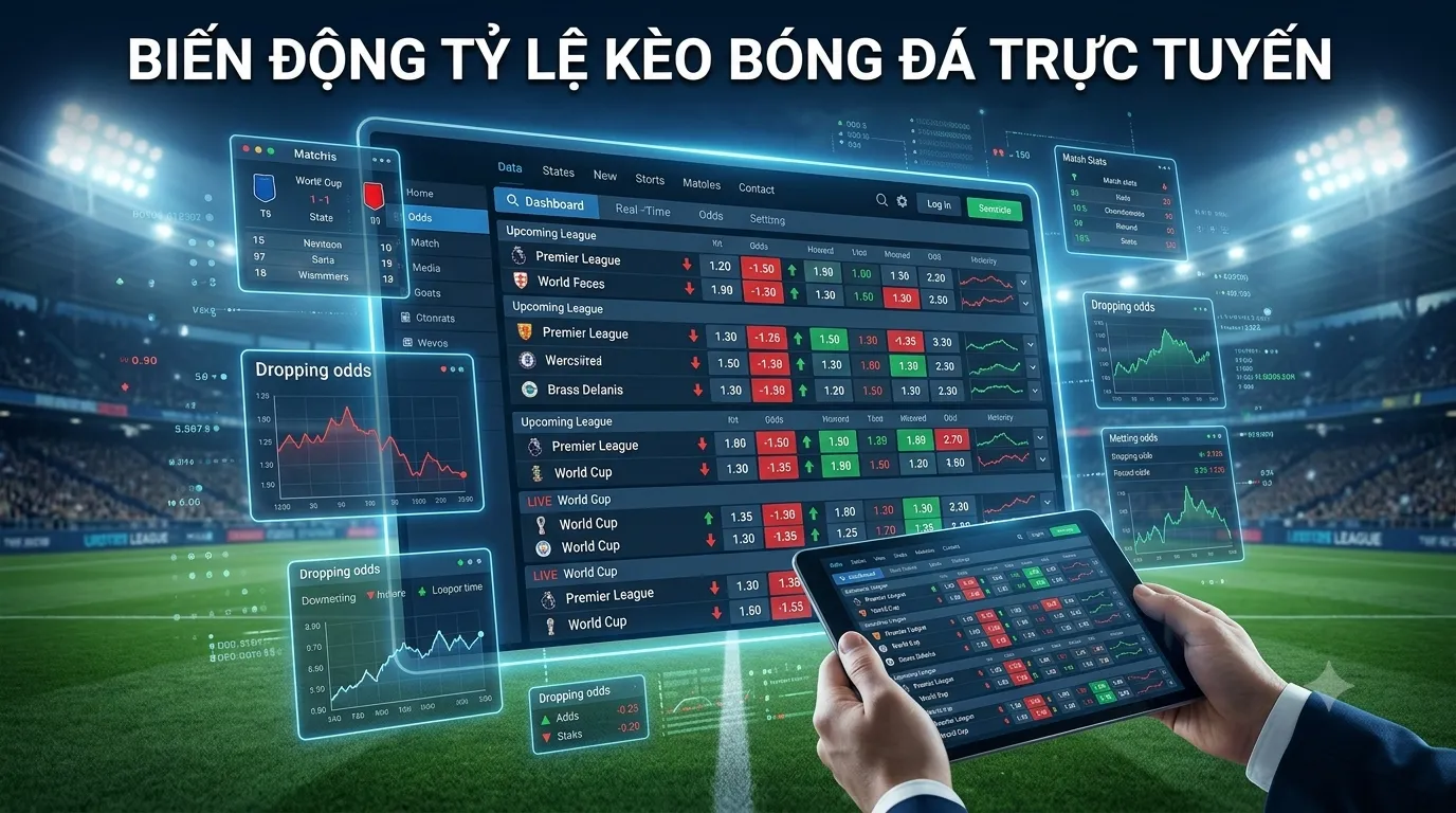 Biến động Tỷ Lệ Kèo Nhà Cái - Tylekeo99